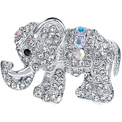 Diamond brooch elephant for sale  Delivered anywhere in UK