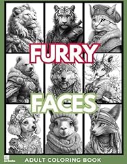 Furry faces coloring for sale  Delivered anywhere in USA 