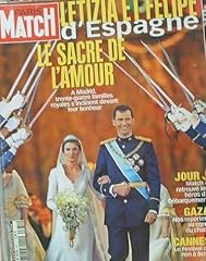 Paris match letizia d'occasion  Livré partout en France