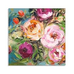 Vibrant floral canvas for sale  Delivered anywhere in USA 