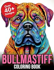 Bullmastiff coloring book for sale  Delivered anywhere in UK