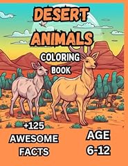Desert animals coloring for sale  Delivered anywhere in UK