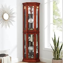 Corner curio cabinet for sale  Delivered anywhere in USA 