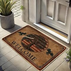 Patriotic tree doormat for sale  Delivered anywhere in USA 