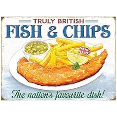 Fish chips tin for sale  Delivered anywhere in UK