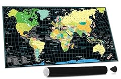Scratch travel map for sale  Delivered anywhere in USA 