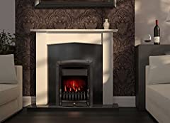 Valor Dream Dimension Slimline Electric Fire in Black, used for sale  Delivered anywhere in UK