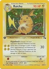 Pokemon - Raichu (14) - Fossil - Holo 1st Edition, used for sale  Delivered anywhere in USA 