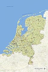 Landkarte niederlande kaart gebraucht kaufen  Wird an jeden Ort in Deutschland
