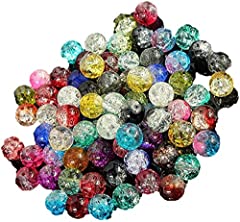 1st4Beads - 100pcs 8mm Mixed Colourful Glass Crystals for sale  Delivered anywhere in UK