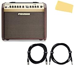 Fishman 60 Watts Loudbox Mini Amplifier Bundle with 10 Ft Gearlux XLR Microphone Cable, 10 Ft Gearlux Instrument/Guitar Cable and Austin Bazaar Polishing Cloth for sale  Delivered anywhere in Canada