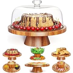 Acacia wood cake for sale  Delivered anywhere in USA 