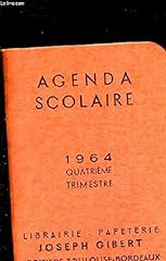 Agenda scolaire 1964 d'occasion  Livré partout en France