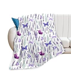 Lavender blanket purple for sale  Delivered anywhere in UK
