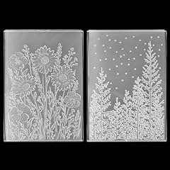 2pcs embossing folders for sale  Delivered anywhere in UK