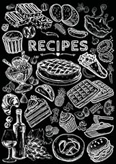 Recipes blank recipe for sale  Delivered anywhere in UK