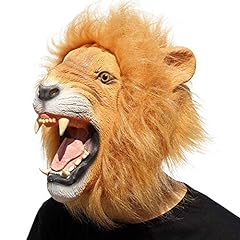 Creepyparty lion mask for sale  Delivered anywhere in UK