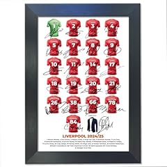 Liverpool autograph squad for sale  Delivered anywhere in UK