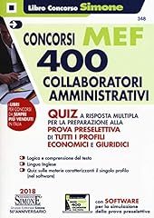 Concorsi mef 400 usato  Spedito ovunque in Italia 