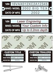 Custom vin number for sale  Delivered anywhere in USA 