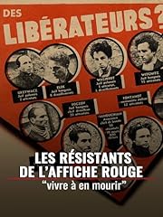 Resistants affiche rouge d'occasion  Livré partout en France