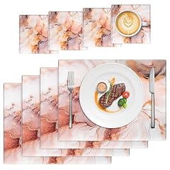 Tempered glass placemats for sale  Delivered anywhere in UK