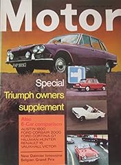 Motor magazine 1968 for sale  Delivered anywhere in UK