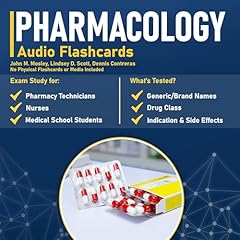 Pharmacology audio flashcards for sale  Delivered anywhere in USA 