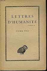 Lettres humanite tome d'occasion  Livré partout en France