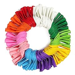 100pcs rainbow balloons for sale  Delivered anywhere in UK