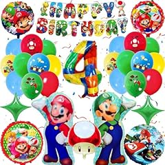 Mario compleanno palloncini usato  Spedito ovunque in Italia 