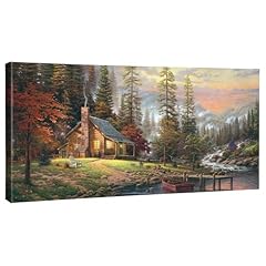 Thomas kinkade peaceful for sale  Delivered anywhere in USA 