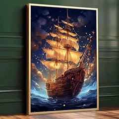 Pirate ship painting for sale  Delivered anywhere in USA 