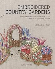 Embroidered country gardens for sale  Delivered anywhere in UK