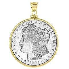 14k Gold Filled Dollar Bezel 38 mm Screw Top Coin Edge for sale  Delivered anywhere in USA 