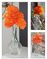 Orange artificial flowers for sale  Delivered anywhere in UK