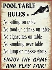 Pool table rules for sale  Delivered anywhere in USA 