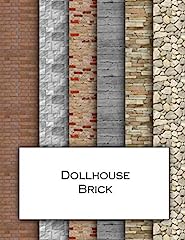 Dollhouse brick brickwork for sale  Delivered anywhere in UK