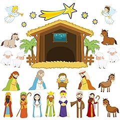 Pcs christian nativity for sale  Delivered anywhere in USA 