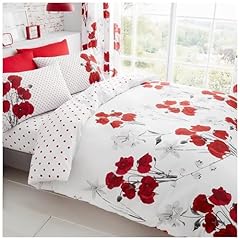 poppy quilt cover for sale  Delivered anywhere in UK