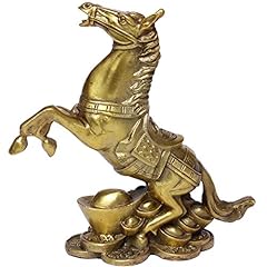 OHAYA Fengshui Brass Rich Horse Standing Statue Wealth for sale  Delivered anywhere in Canada