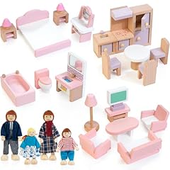 Wooden dollhouse furniture for sale  Delivered anywhere in UK