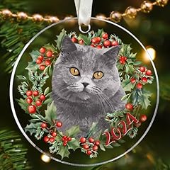 Grey cat christmas for sale  Delivered anywhere in USA 