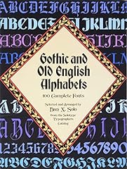 Gothic old english for sale  Delivered anywhere in UK