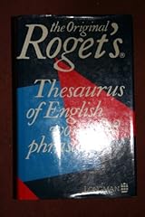 Roget thesaurus for sale  Delivered anywhere in UK