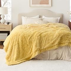 Bedsure fluffy yellow for sale  Delivered anywhere in USA 