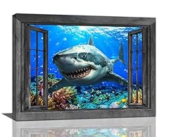 Ocean shark bathroom for sale  Delivered anywhere in USA 