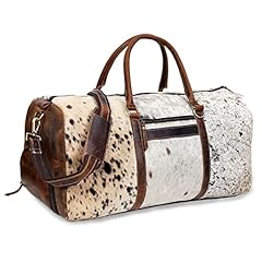 Cowhide duffel bag for sale  Delivered anywhere in USA 