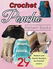 Crochet poncho pattern for sale  Delivered anywhere in UK