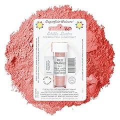 Sugarflair red sparkle for sale  Delivered anywhere in UK